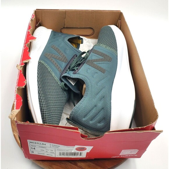 New Balance FuelCore Coast V4 Men\'s 14D Green Running Shoes MCSTLLR4NEW Sneakers